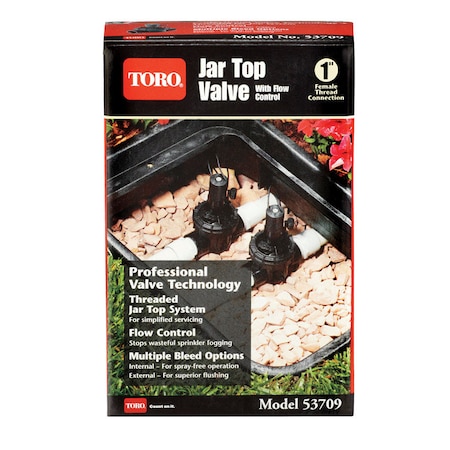 Toro Toro Jar Top Valve with Flow Control 1 in. 150 psi 53709
